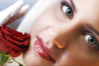 fotografia di una sposa